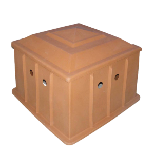 Alternative view of PUMP AND FILTER BOX – 900x900x700mm GREY