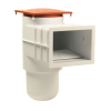 POOL WEIR EARTHECO WHITE WITH FLAP