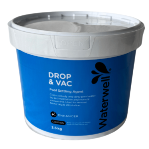 POOL CLARIFIER WATERWELL DROP AND VAC 2.5KG